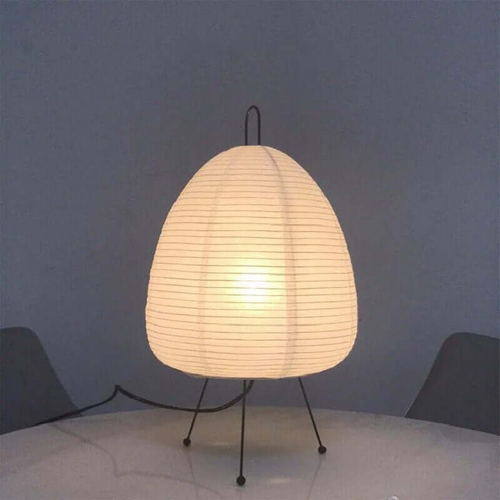 Japanese Style Rice Paper LED Table Lamp