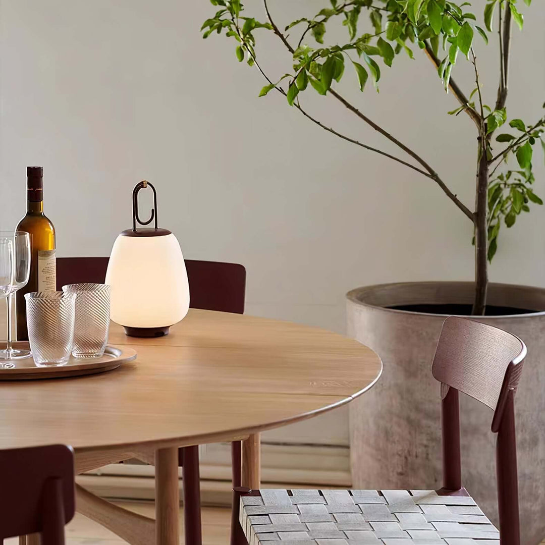 Portable LED Table Lamp with Built-in Battery
