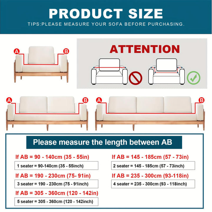 Elastic Jacquard Anti-Scratch Sofa Cover for Pets, stretchy plaid fabric, protects from scratches, ideal for families.