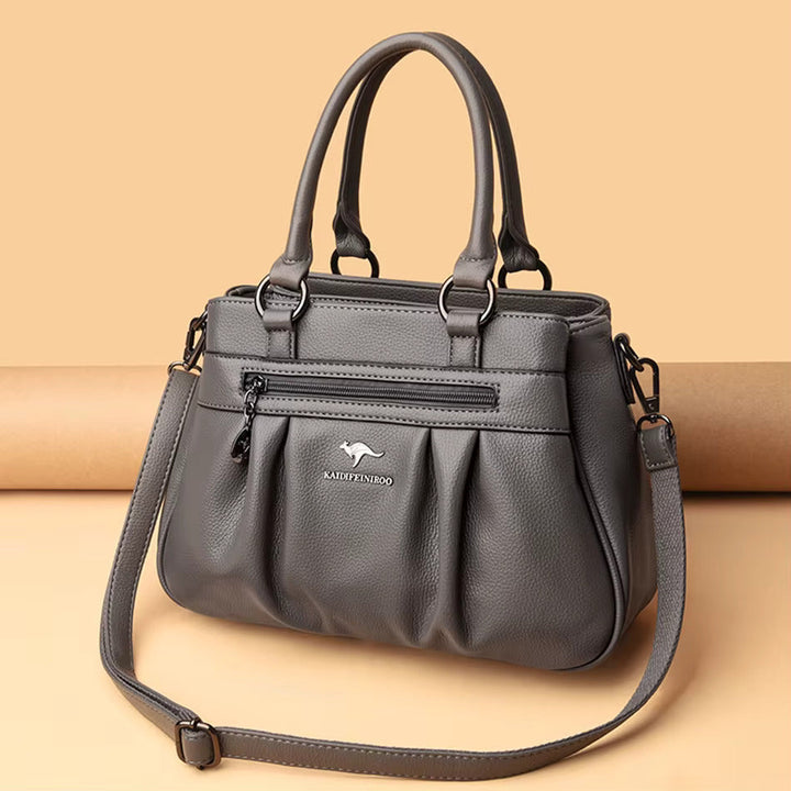 Stylish vegan leather crossbody bag for women, versatile and chic for daily use.
