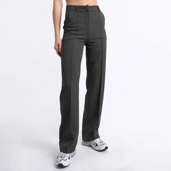 Elegant and comfortable wide leg trousers for women, available in various colors for chic versatility.