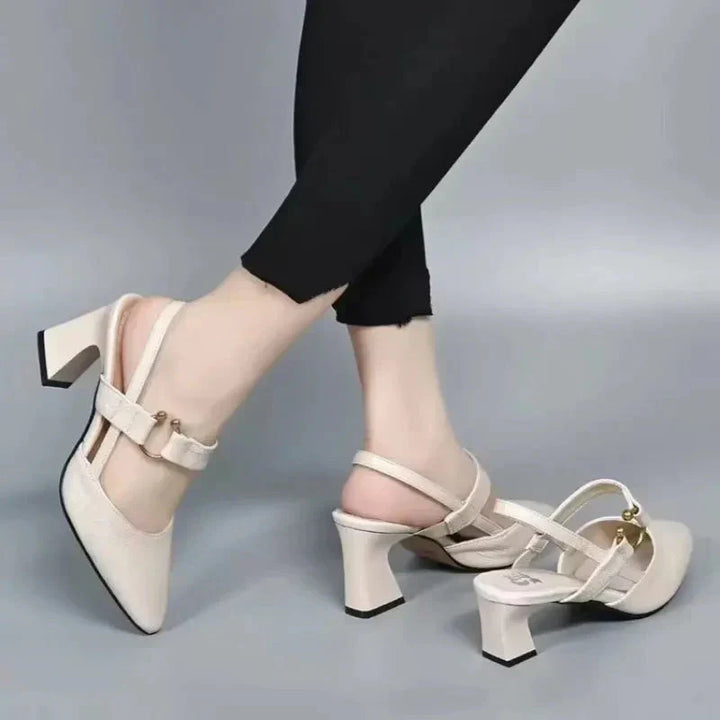 Fashionable women's elegant heels providing orthopedic comfort and supportive footwear for stylish all-day wear.