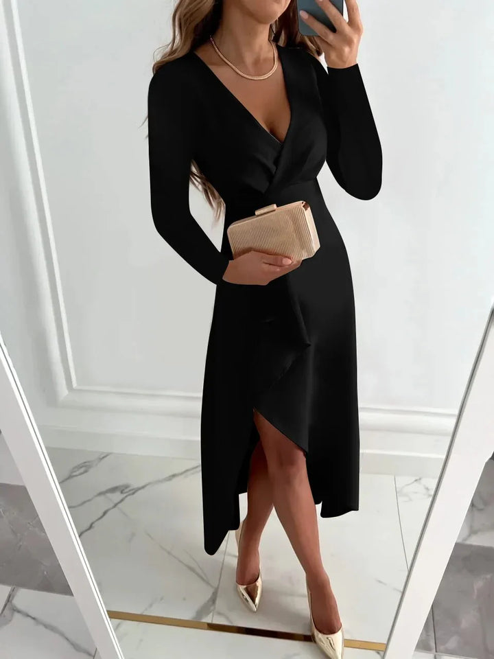 Elegant flowing summer dress for women, perfect for any occasion. Versatile, flattering, and chic party wear.