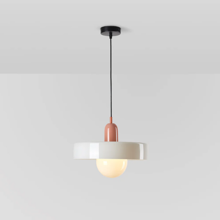 Stylish glass globe LED ceiling lamp, providing elegant lighting for any modern space.