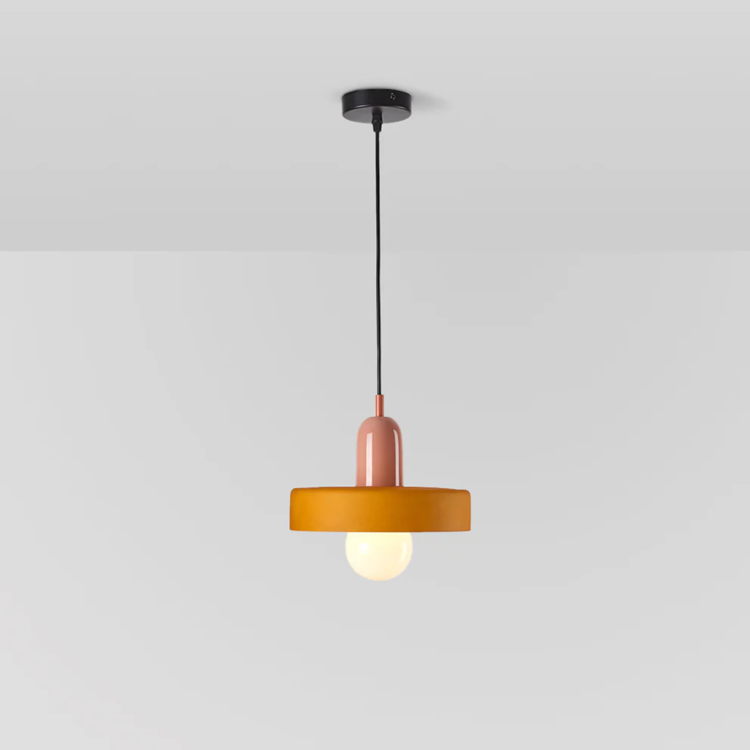 Elegant glass globe LED lamp, ideal for dining room or bedroom modern lighting.