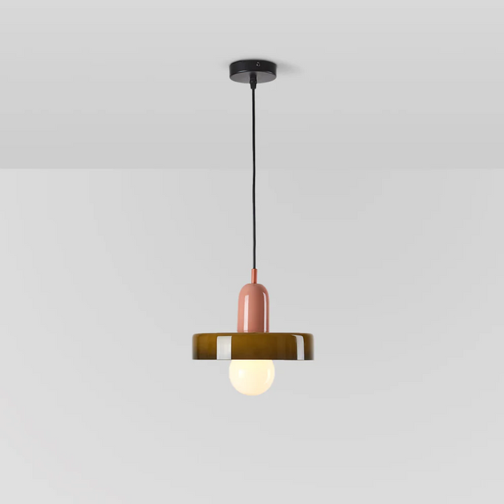 Modern lighting fixture: Elegant glass globe LED pendant for stylish homes.