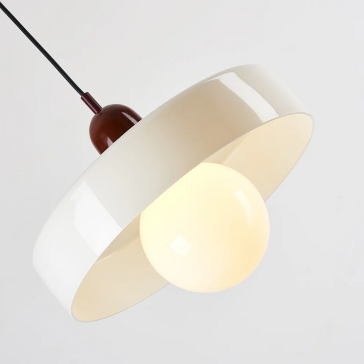 Modern LED ceiling light, elegant glass globe design for a sophisticated look.