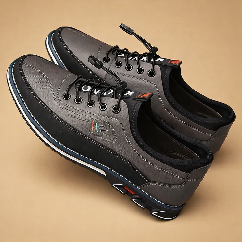 Stylish men's formal lace-up shoes, classic design, comfortable for all-day wear, suitable for business.