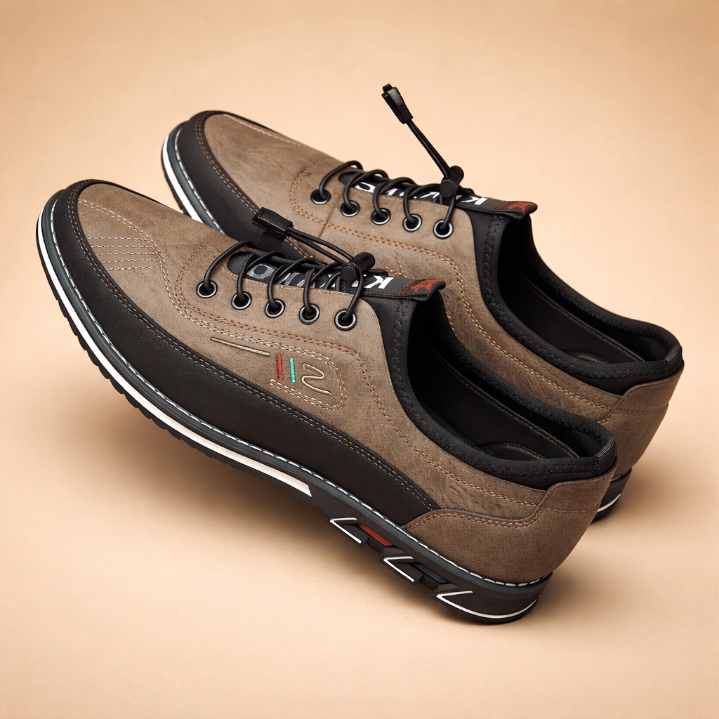 Men's comfortable & elegant dress shoes, classic lace-up style, versatile footwear for multiple occasions.
