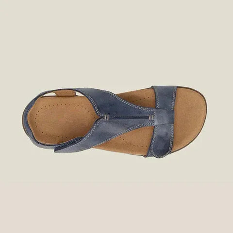 Orthopedic women's sandals providing arch support & all-day comfort for healthy feet.