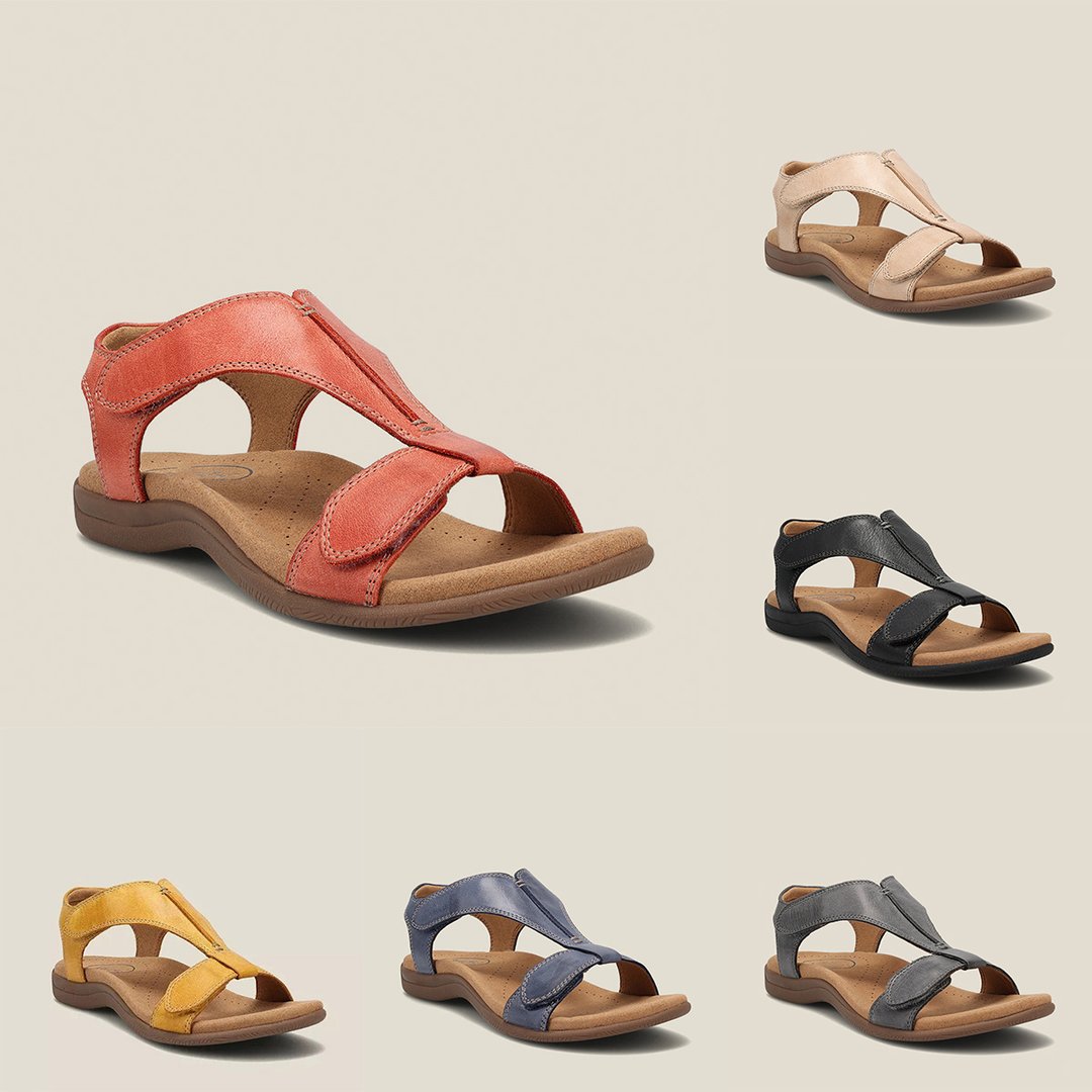 Ergonomic elegant orthopedic women's sandals ensuring comfort, stability & foot health all day.