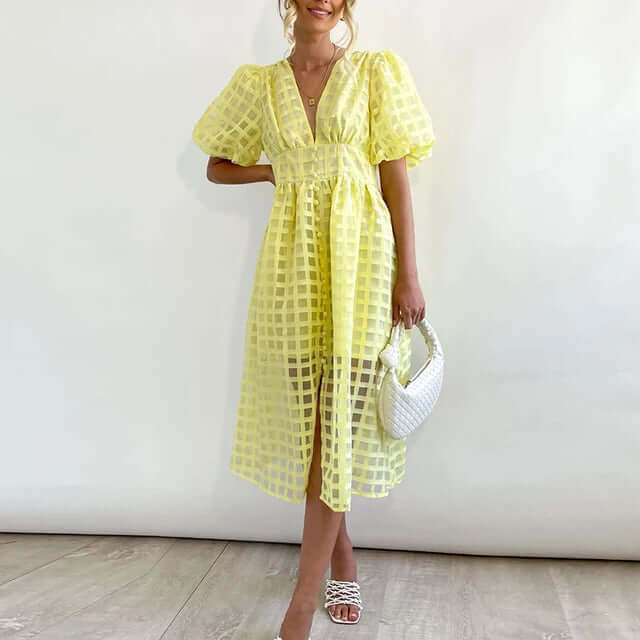 Women's versatile polyester casual dress, comfortable and stylish for any occasion.