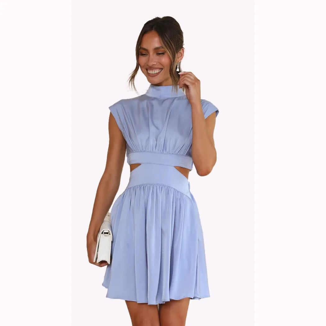 Stylish short party dress for women, comfortable and elegant, a must-have for summer fashion.