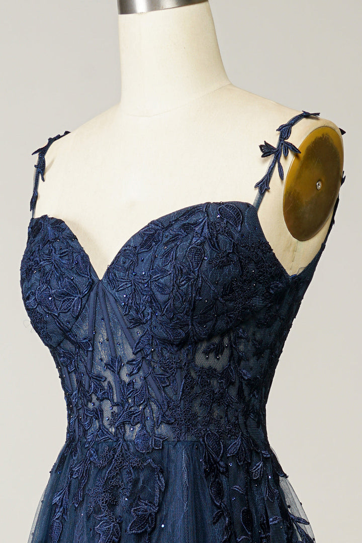 Stunning A-line ball gown, an elegant prom dress for women, perfect for special occasions.