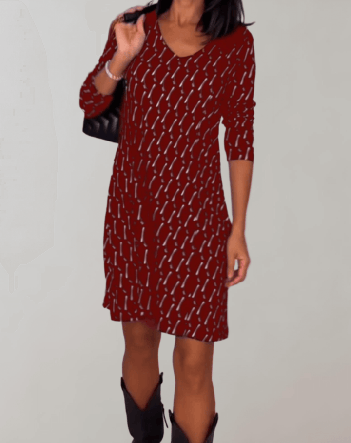 Chic women's midi floral summer dress, perfect for garden parties or elegant daytime events.