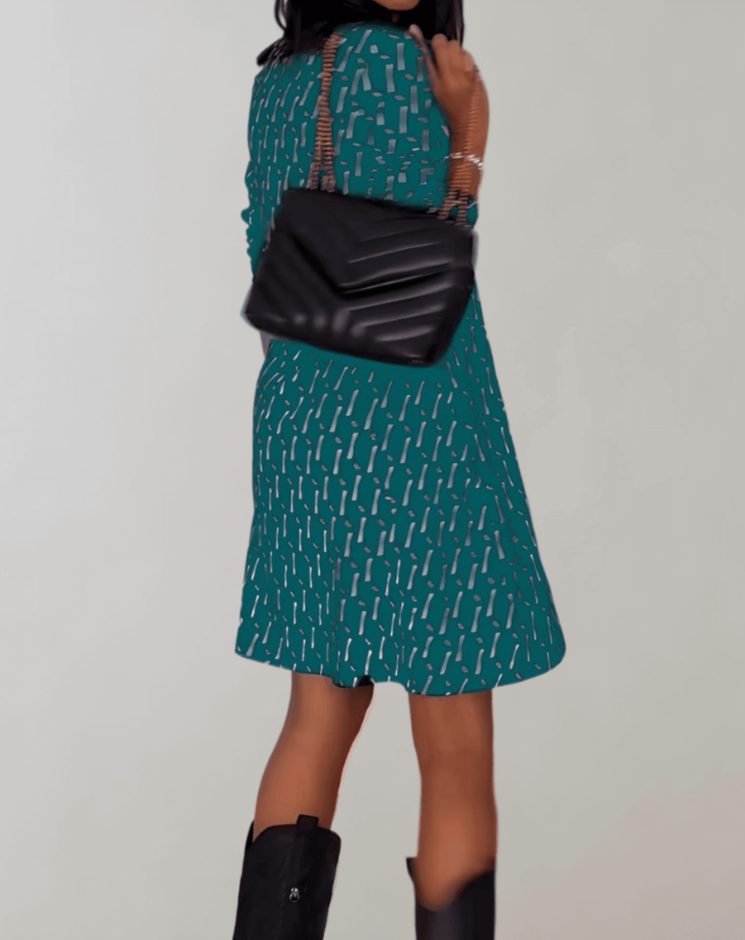 Beautiful women's elegant floral midi dress, a vibrant and lightweight summer sundress for fashion-forward women.