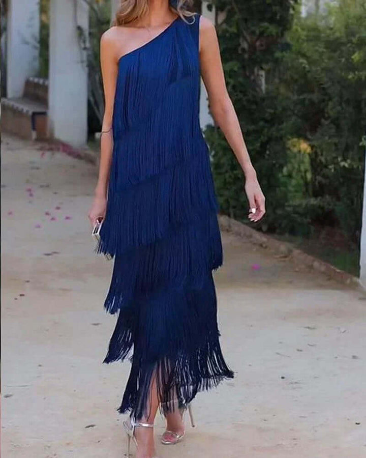 Beautiful flowy women's summer dress. Elegant, sleeveless, and comfortable for any warm-weather occasion.
