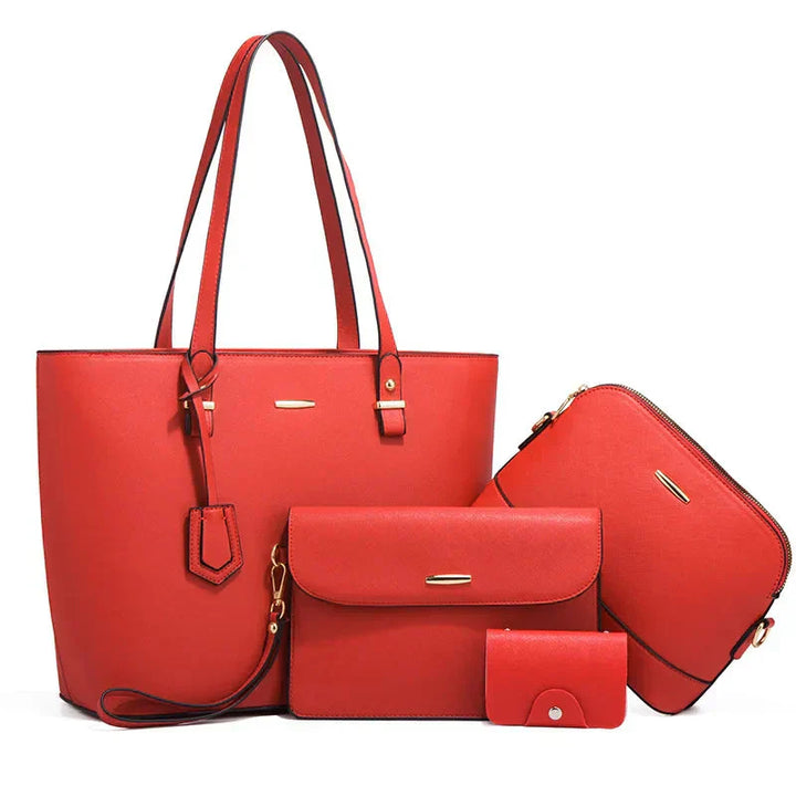 Stylish ladies' elegant handbag and shoulder bag fashion duo. Perfect luxury accessory for any occasion.