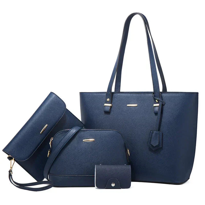 Fashionable women's elegant handbag & shoulder bag set. A stylish duo for organized daily use.
