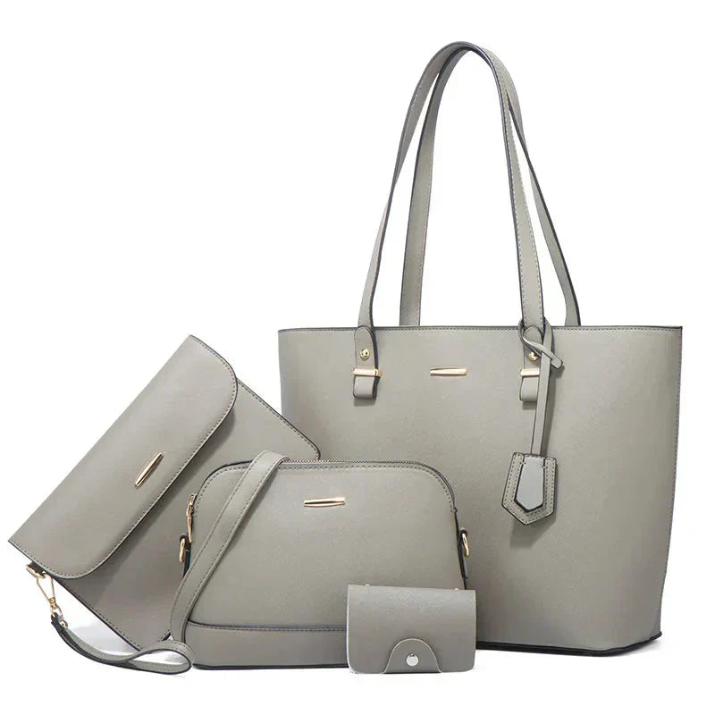 Luxury women's elegant handbag and shoulder bag set. Stylish fashion duo for the modern lady.