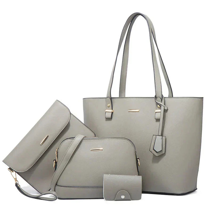 Luxury women's elegant handbag and shoulder bag set. Stylish fashion duo for the modern lady.