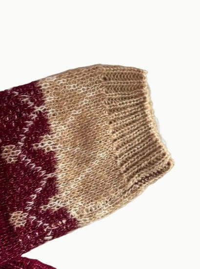 Women's cozy knitted round neck sweater. Elegant long sleeve top, perfect for fall & winter.
