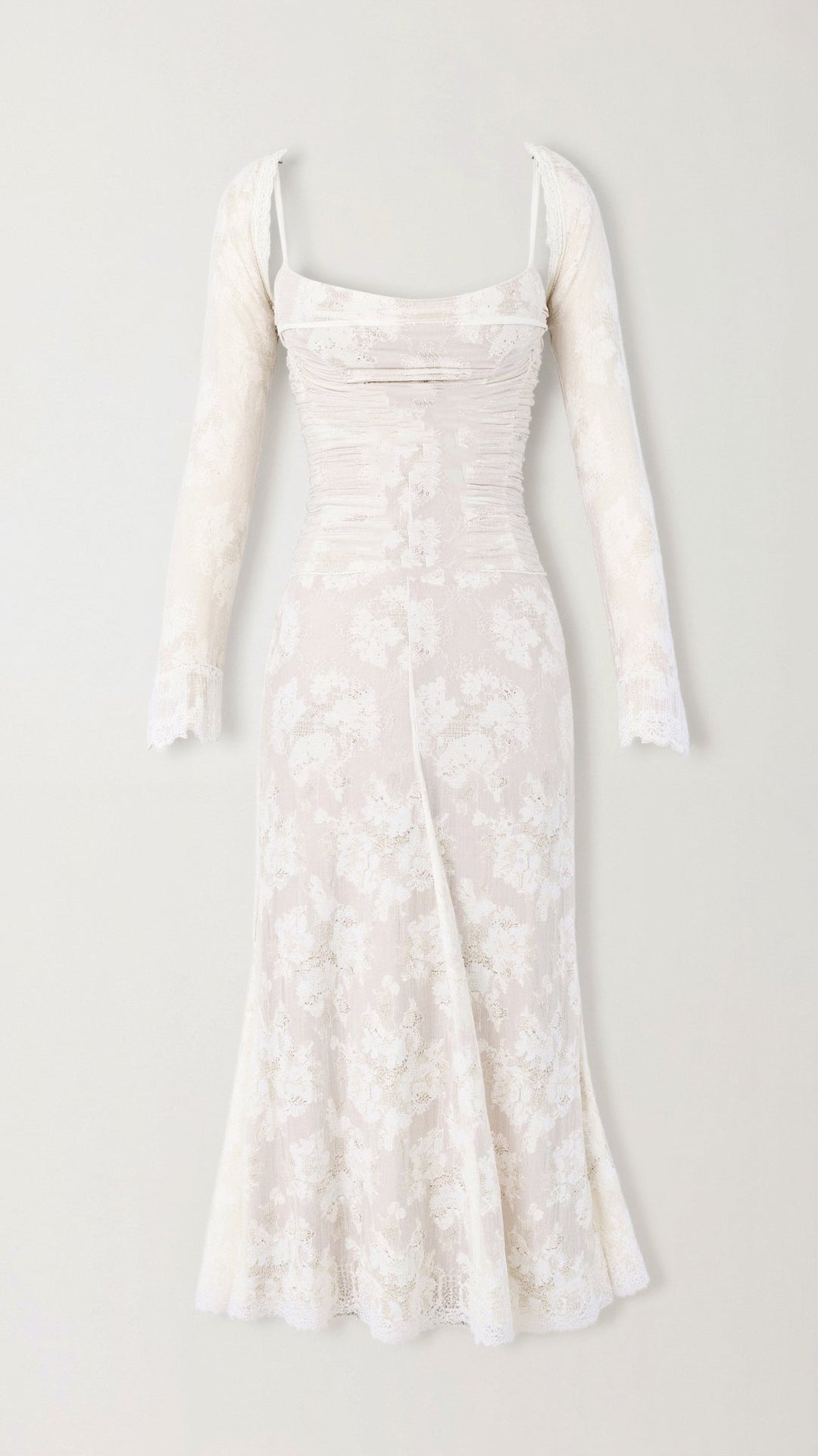 Romantic long formal evening gown for women, perfect for special occasion parties and guests.