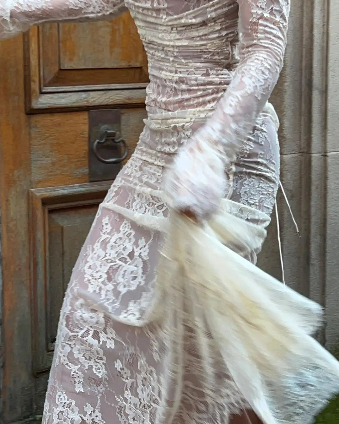 Modern chic long formal dress for women, an elegant maxi gown perfect for wedding guests.