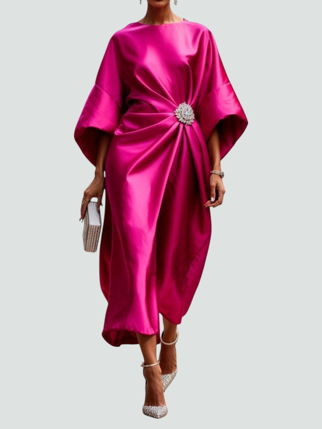 Versatile women's long maxi dress, perfect for casual chic summer outfits or stylish ladies' fashion.