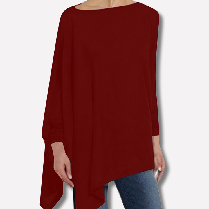 Stylish long sleeve women's top, an elegant piece for chic everyday fashion, perfect for fall & winter.