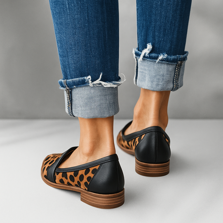 Comfortable & elegant women's pointed toe slip-on loafers, versatile flat footwear perfect for any occasion.