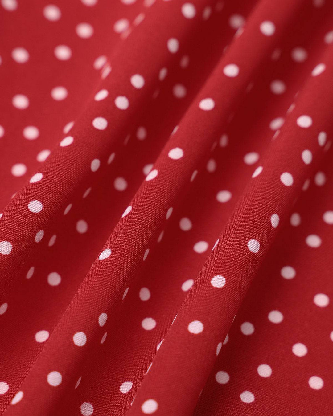 Stylish V-neck polka dot wrap midi dress for women. Comfortable & elegant for wedding guests, parties, summer dress.