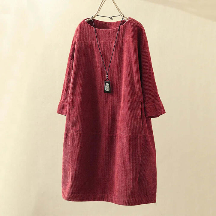 Women's elegant vintage swing dress. Classic retro party and formal occasion midi dress, a fashion statement.