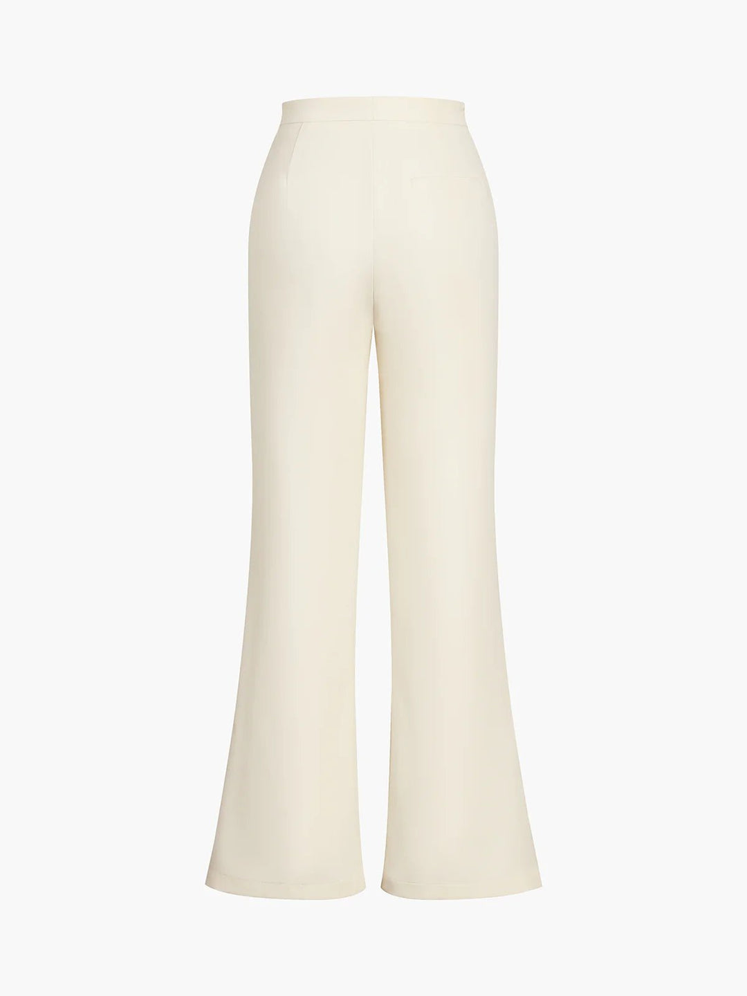 Flowing women's wide leg pants and sleek strapless tube top set, an elegant two-piece for sophisticated occasions.