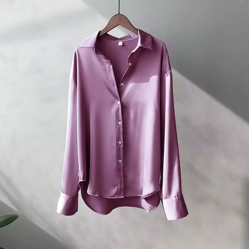 Lightweight women's summer blouse, elegant & versatile top for comfortable everyday fashion apparel.