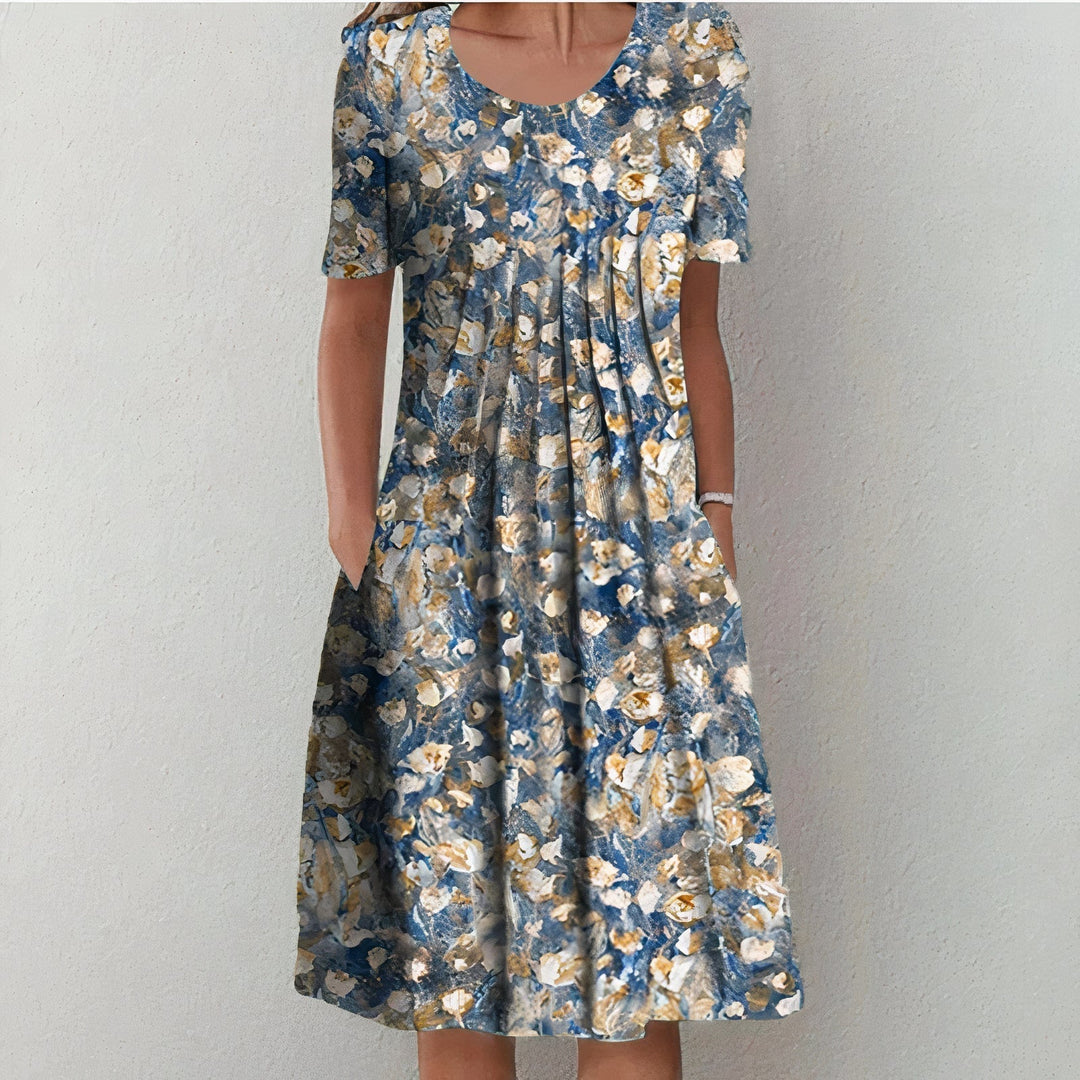 Stylish lightweight women's summer dress, comfortable & versatile for elegant day wear or holiday fashion.