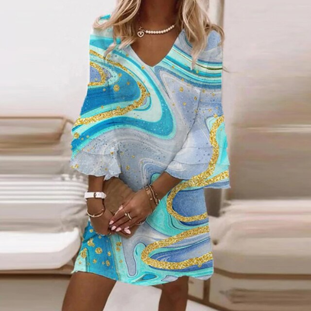 Flattering women's elegant summer dress, a stylish midi perfect for warm weather fashion & events.