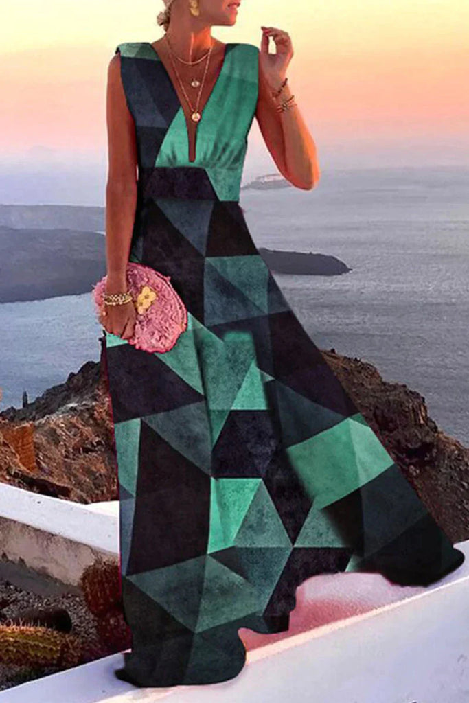 Flattering women's midi dress for summer. Elegant yet casual, ideal for beach, party, or everyday wear.