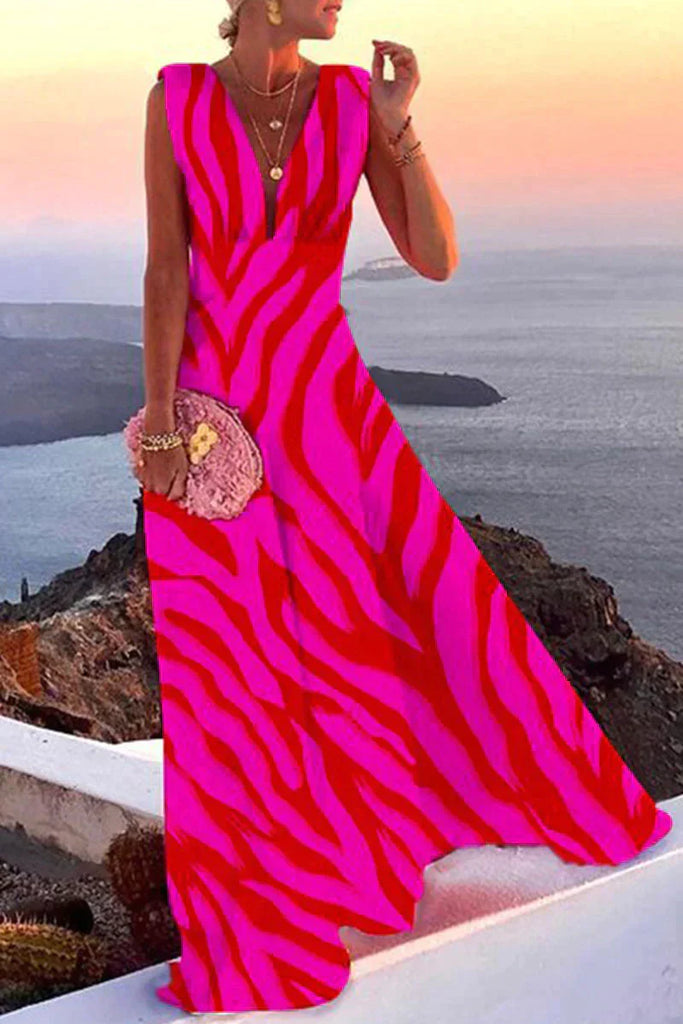 New women's elegant summer midi dress. Comfortable and flattering, perfect for vacation, beach, or parties.