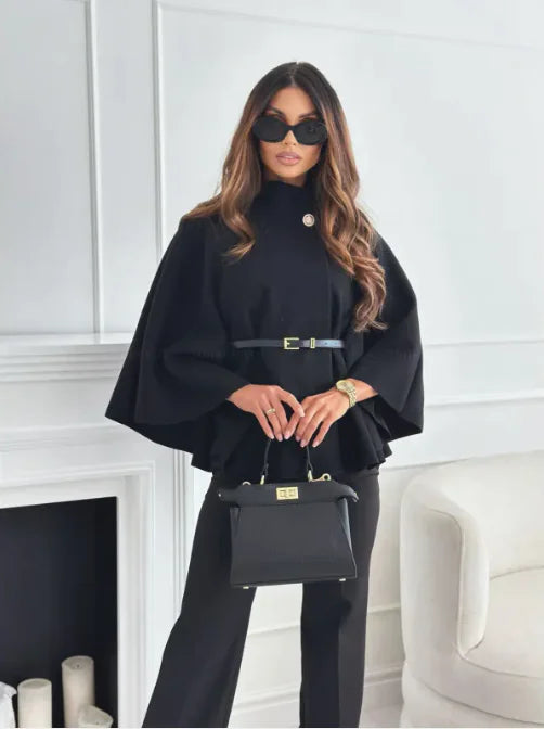 Fashionable women's tailored long winter coat, 'Sophia'. Warm, elegant & perfect for stylish ladies.
