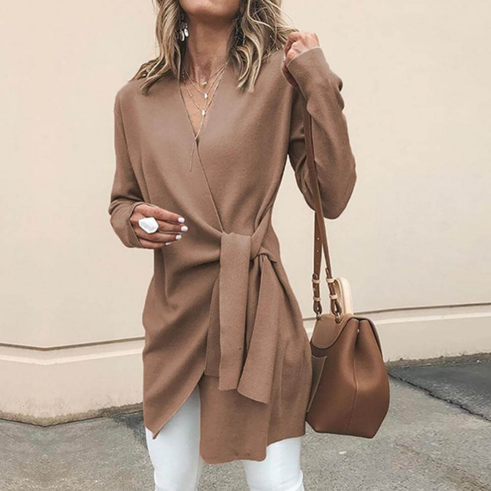 Chic formal wrap dress for women, a lightweight and flattering option for events.