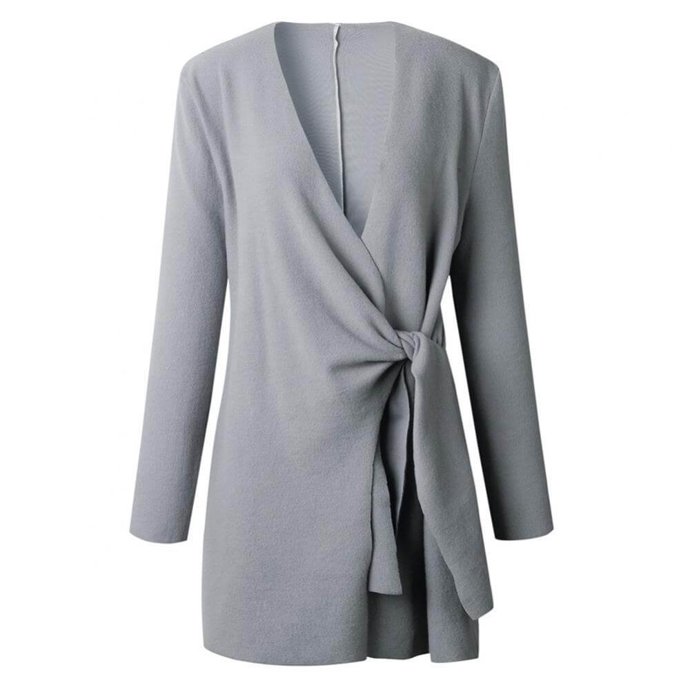 Versatile women's wrap dress in a lightweight fabric, designed for a flattering, elegant fit.