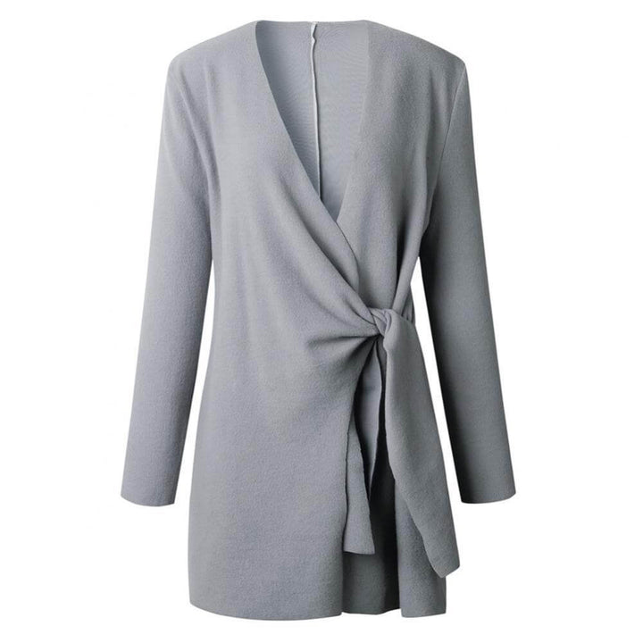 Versatile women's wrap dress in a lightweight fabric, designed for a flattering, elegant fit.
