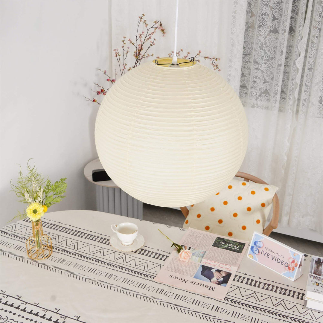 Japanese Pendant Lamp with Wire