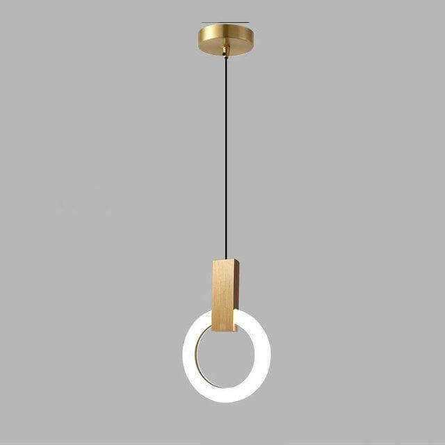 Modern Acrylic Ring LED Pendant Light