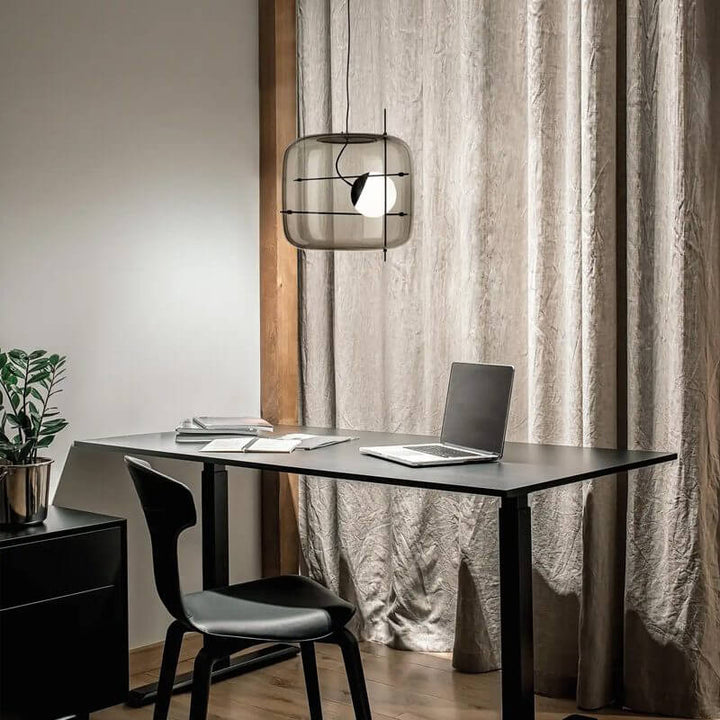Modern Glass Pendant Light 30cm