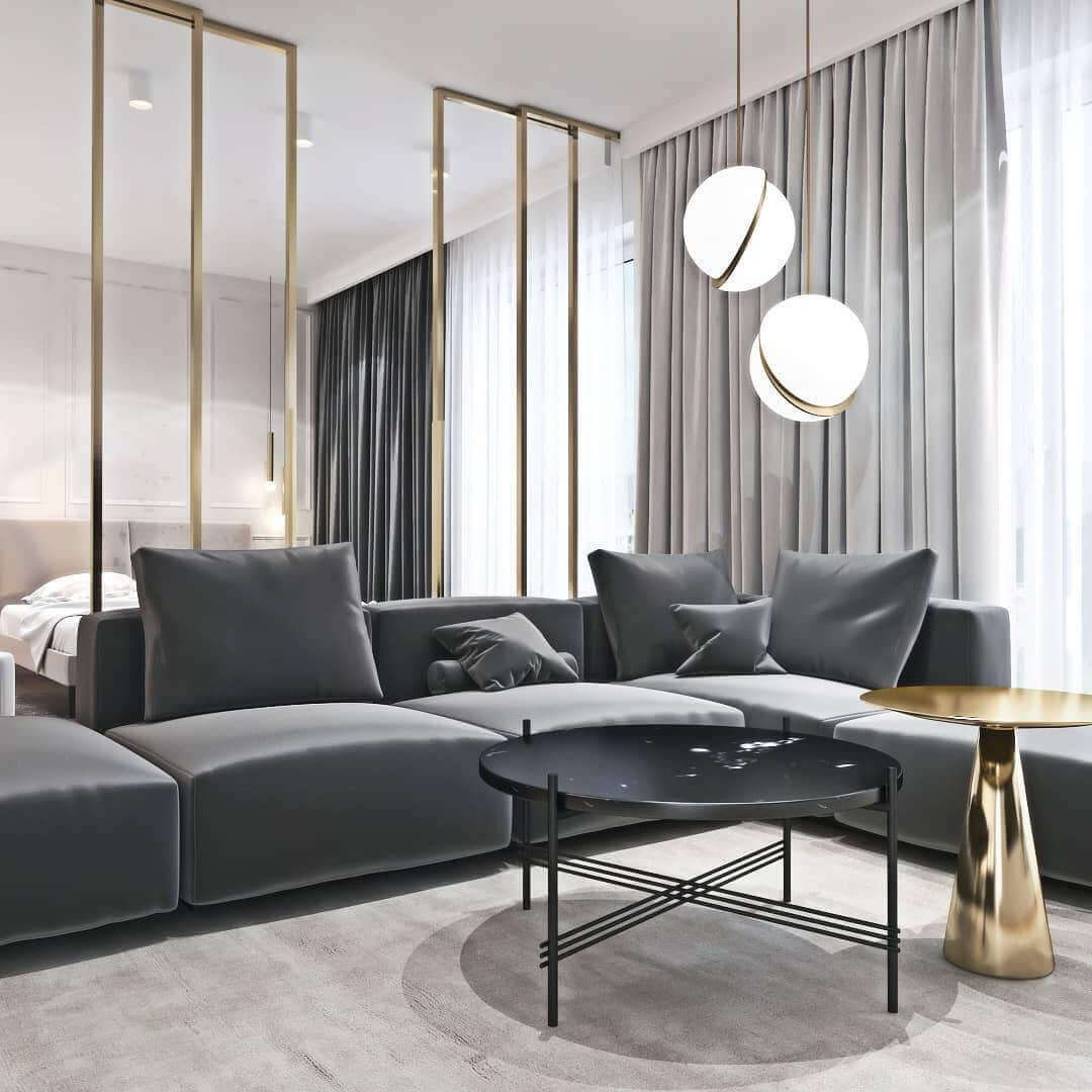 Modern Crescent Pendant Lamp