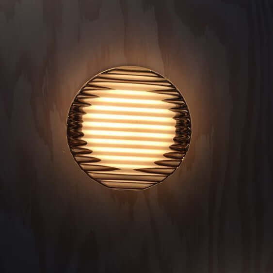Modern Round LED Wall Light - Indoor/Outdoor