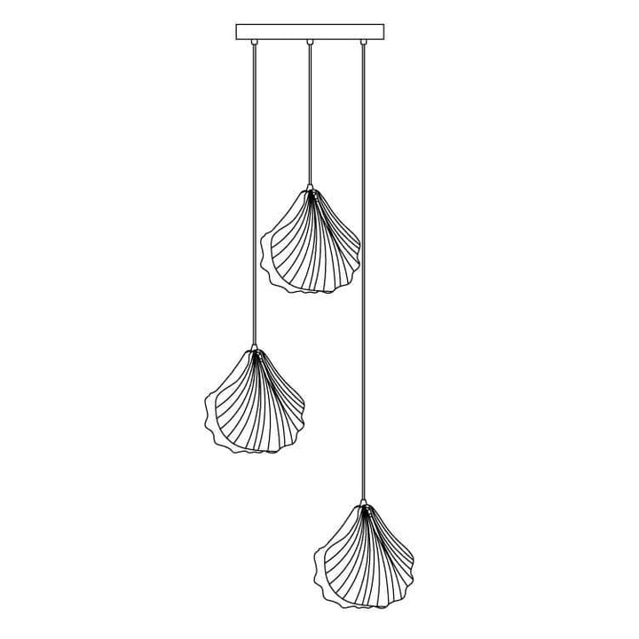 Seashell Glass Pendant Light