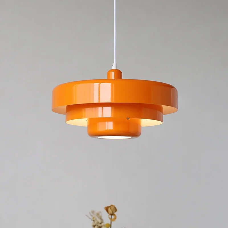 Iron Pendant Light 35cm Industrial Hanging Lamp